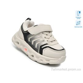 Фотография Кроссовки детские модные Весна/осень 65045H LED (8 пар р.21-26) "TOM.M" недорого оптом от прямого поставщика