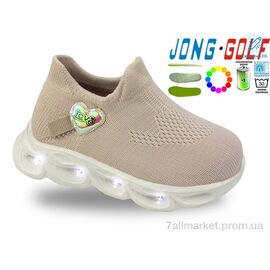 Фотография Кроссовки детские модные Весна/осень A11729-3 LED (8 пар р.20-27) "Jong Golf" недорого оптом от прямого поставщика