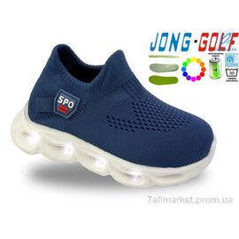 Фотография Кроссовки детские модные Весна/осень A11729-17 LED (8 пар р.20-27) "Jong Golf" недорого оптом от прямого поставщика