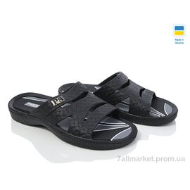 Шльопанці чоловічі пляжні Літо Е229 чорний (8 пар р.41-46) "Golden Lion" недорого оптом від прямого постачальника