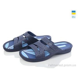 Шльопанці чоловічі пляжні Літо Е229 синій (8 пар р.41-46) "Golden Lion" недорого оптом від прямого постачальника