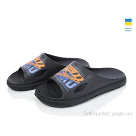 Шльопанці чоловічі пляжні Літо C79-1 чорний (6 пар р.41-45) "Vladimir" недорого оптом від прямого постачальника