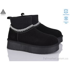 Фотография Угги женские утепленные зима UG60-1 шкіра (6 пар р.36-41) "STILLI Group" недорого оптом от прямого поставщика