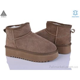 Фотография Угги женские утепленные зима UG260-4 шкіра піна (6 пар р.36-41) "STILLI Group" недорого оптом от прямого поставщика