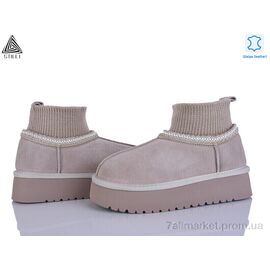 Фотография Угги женские утепленные зима UG420-4 шкіра піна (6 пар р.36-41) "STILLI Group" недорого оптом от прямого поставщика