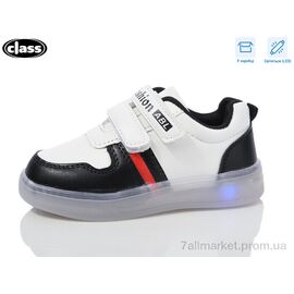 Кросівки дитячі модні Весна/осінь 10-2 black LED (10 пар р.26-30) "Wei Wei-Class" недорого оптом від прямого постачальника