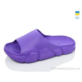 Фотография Шлепки детские летние Лето ППЖ 11 фіолет (8 пар р.30-37) "Inblue" недорого оптом от прямого поставщика