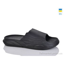 Шльопанці чоловічі пляжні Літо П38 чорний (8 пар р.40-45) "Inblue" недорого оптом від прямого постачальника