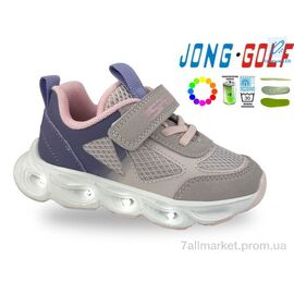 Фотография Кроссовки детские модные Весна/осень B11813-8 LED (8 пар р.26-31) "Jong Golf" недорого оптом от прямого поставщика