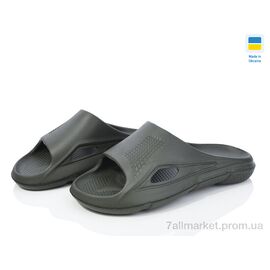 Шльопанці чоловічі пляжні Літо DS П43 т.зелений (6 пар р.40-45) "Vladimir" недорого оптом від прямого постачальника