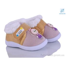 Фотография Пинетки зима 905 pink LED (12 пар р.16-21) "KEWK" недорого оптом от прямого поставщика