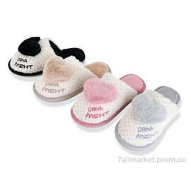 Фотография Тапки женские для дома Весна/осень MD10290 mix (24 пар р.36-41) "YZY" недорого оптом от прямого поставщика