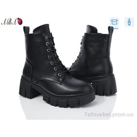 Фотография Ботинки женские стильные  M2ABA7-1 (8 пар р.36-41) "Aba" недорого оптом от прямого поставщика