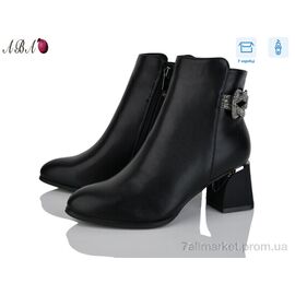 Фотография Ботинки женские стильные  M6ABA1-2 (8 пар р.36-40) "Aba" недорого оптом от прямого поставщика