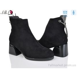 Фотография Ботинки женские стильные  M6ABA5-1 (8 пар р.36-41) "Aba" недорого оптом от прямого поставщика