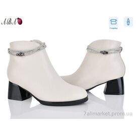 Фотография Ботинки женские стильные  M6ABA3-3 (8 пар р.36-40) "Aba" недорого оптом от прямого поставщика