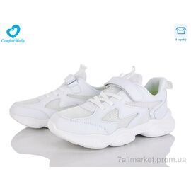 Фотография Кроссовки женские модные Весна/осень 8856 білий (8 пар р.35-40) "Comfort-baby" недорого оптом от прямого поставщика