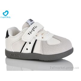 Фотография Кроссовки детские модные Весна/осень 715А білий (8 пар р.18-25) "Comfort-baby" недорого оптом от прямого поставщика