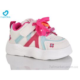 Фотография Кроссовки детские модные Весна/осень 032-3С (7 пар р.21-25) "Comfort-baby" недорого оптом от прямого поставщика