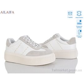Фотография Кроссовки женские модные Весна/осень 5039-2 (8 пар р.36-41) "Ailaifa" недорого оптом от прямого поставщика