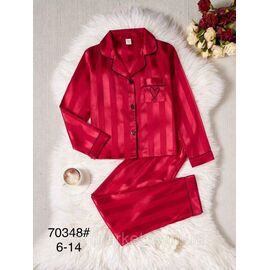 Фотография Пижама подросток на девочку размеры 6-14(2цв) "FLOWER" недорого от прямого поставщика