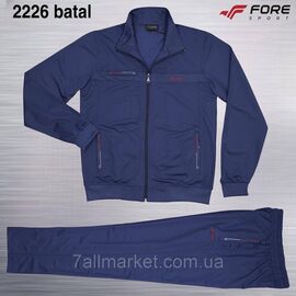 Фотография Спортивный мужской костюм на молнии FORE батал  размеры 54-62  "REMAIN" купить недорого от прямого поставщика