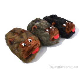 Тапки дитячі домашні Зима Капці песики FA863 mix (6 пар р.36-41) "Summer shoes" недорого оптом від прямого постачальника