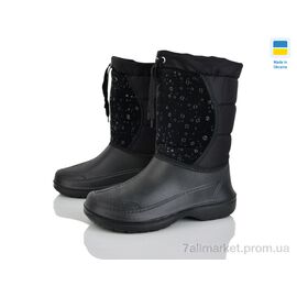 Фотография Сапоги из пены женские зима Кредо Тайра 2034 чорний 3D капля (6 пар р.37-41) "Vladimir" недорого оптом от прямого поставщика
