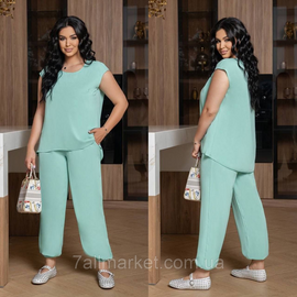 Фотография Костюм двойка женский шелк Прадо размеры 46-60 "LADA" недорого от прямого поставщик