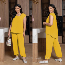 Фотография Костюм двойка женский шелк Прадо размеры 46-60 "LADA" недорого от прямого поставщик