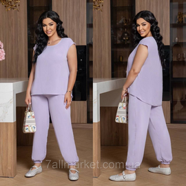 Фотография Костюм двойка женский шелк Прадо размеры 46-60 "LADA" недорого от прямого поставщик