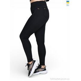Фотография Лосинсы женские Весна/осень 50311 чорний (4 шт. р.сетка 1-4) "Sport style" недорого оптом от прямого поставщика