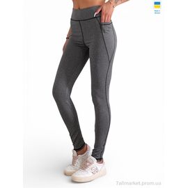 Фотография Лосинсы женские Весна/осень 911 т.сірий (4 шт. р.сетка S-XL) "Sport style" недорого оптом от прямого поставщика