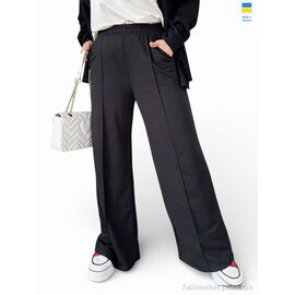 Фотография Спортивные брюки женские Весна/осень 10-1 чорний (5 шт. р.сетка S-2XL) "Sport style" недорого оптом от прямого поставщика