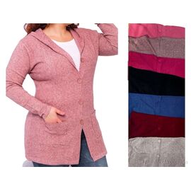 Фотография Кардиган женский Весна/осень AB255 mix (5 шт. р.сетка 44-50) "Sport style" недорого оптом от прямого поставщика