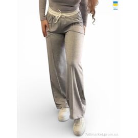 Фотография Спортивные брюки женские Весна/осень 10054 св.сірий (4 шт. р.сетка 2XL-4XL) "Sport style" недорого оптом от прямого поставщика