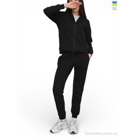Фотография Спортивный костюм женский Весна/осень 111-1023 чорний (4 шт. р.сетка S-XL) "Sport style" недорого оптом от прямого поставщика