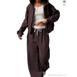 Фотография Спортивный костюм женский Весна/осень 111-1054 шоколад (4 шт. р.сетка S-XL) "Sport style" недорого оптом от прямого поставщика