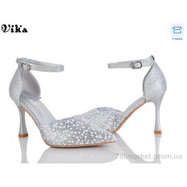 Фотография Босоножки женские летние Лето 153-1 (6 пар р.36-40) "Vika" недорого оптом от прямого поставщика