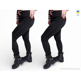 Лосінси жіночі Весна/осінь 5004 чорний XL-4XL (4 шт. р.сіткаXL-4XL) "Sport style" недорого оптом від прямого постачальника