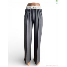 Фотография Спортивные брюки женские Весна/осень 10054 графіт (4 шт. р.сетка XL-4XL) "Sport style" недорого оптом от прямого поставщика