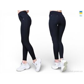Лосінси жіночі Весна/осінь 50384 чорний (XL-4XL) (4 шт. р.сіткаXL-4XL) "Sport style" недорого оптом від прямого постачальника