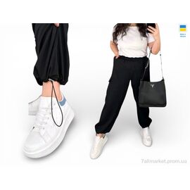 Фотография Спортивные брюки женские Весна/осень 1052 чорний (4 шт. р.сетка S-XL) "Sport style" недорого оптом от прямого поставщика