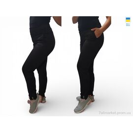 Фотография Спортивные брюки женские Весна/осень 1030 чорний (4 шт. р.сетка S-XL) "Sport style" недорого оптом от прямого поставщика