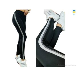 Фотография Лосинсы женские Весна/осень 5320 чорний (4 шт. р.сетка S-XL) "Sport style" недорого оптом от прямого поставщика