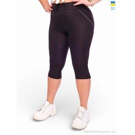 Капрі жіночі Літо 050215 чорний (4 шт. р.сітка2XL-5XL) "Margo" недорого оптом від прямого постачальника