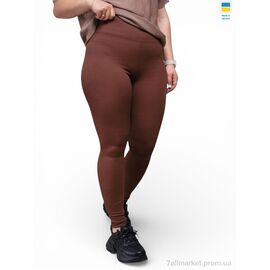 Фотография Лосинсы женские Весна/осень 50225 шоколад (4 шт. р.сетка 2XL-5XL) "Margo" недорого оптом от прямого поставщика
