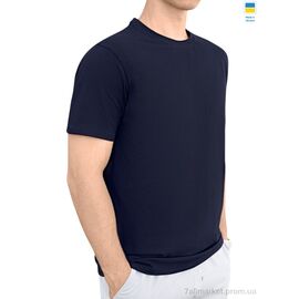 Футболка чоловіча Літо 0080 синій (4 шт. р.сітка2XL-5XL) "Margo" недорого оптом від прямого постачальника