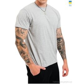 Футболка чоловіча Літо 008 сірий (4 шт. р.сіткаM-2XL) "Margo" недорого оптом від прямого постачальника
