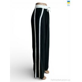 Фотография Спортивные брюки женские Весна/осень 3314 чорний (4 шт. р.сетка S-XL) "Sport style" недорого оптом от прямого поставщика